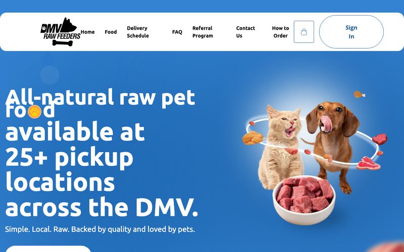 DMV Raw Feeders Platform — preview